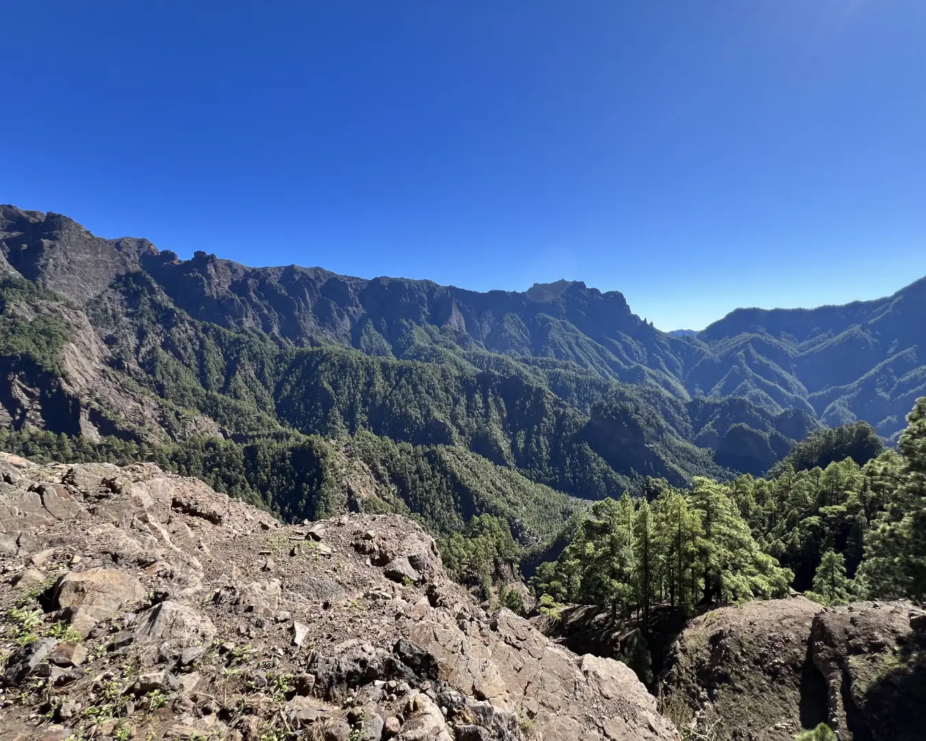 Paisaje volcánico de Las Cañadas, en el Parque Nacional del Teide.